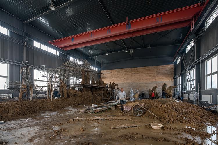 匠心雕琢，筑梦园林——曲阳县中尚园林雕塑工程建筑劳务分包厂区实景探访